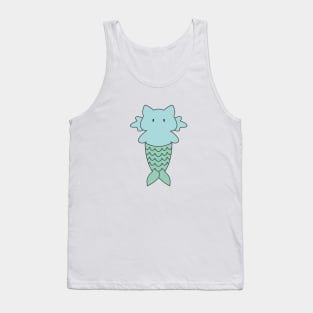 Pisces Cat Zodiac Sign Tank Top